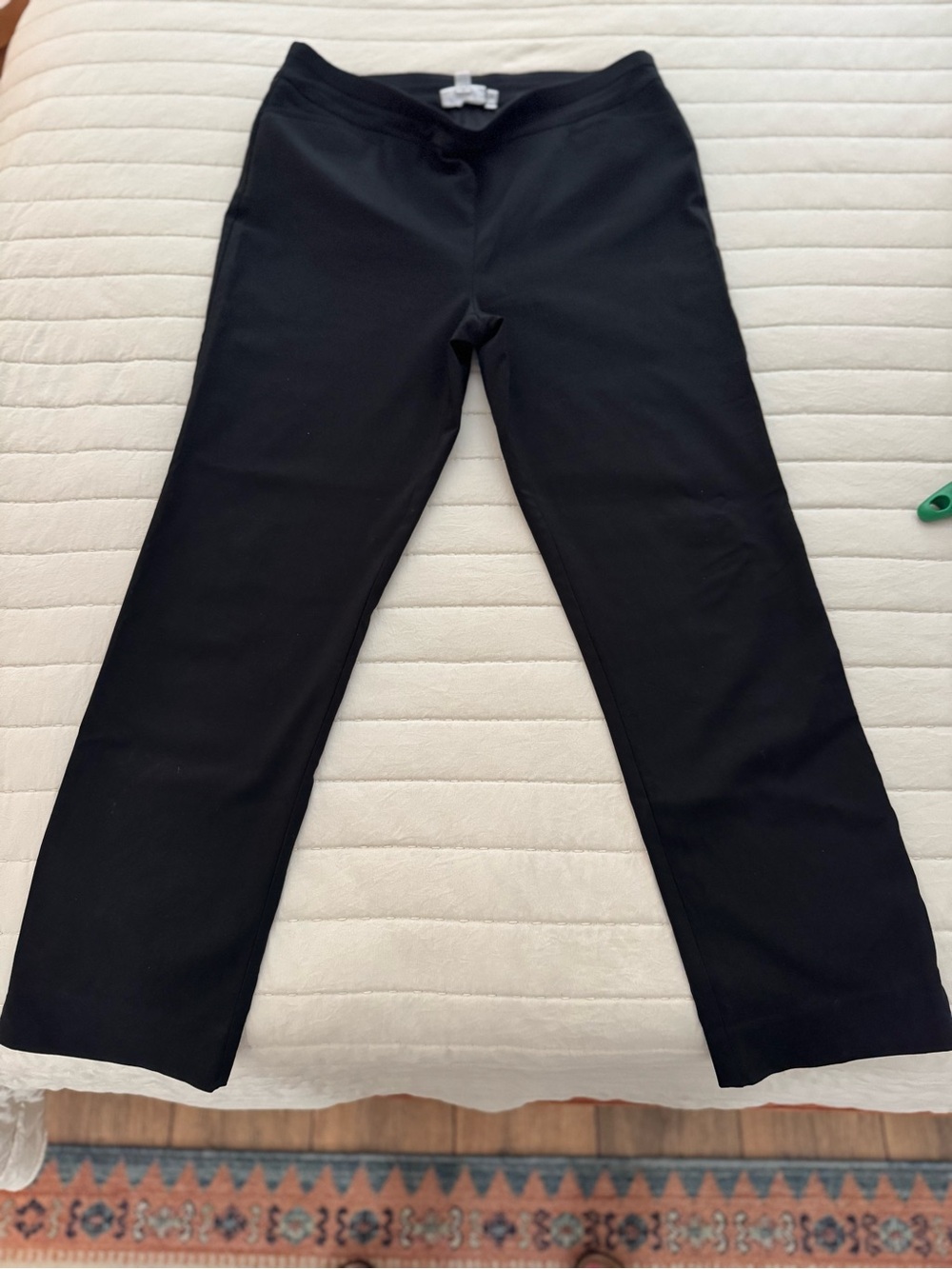 Chico's Black Straight-Leg Pants